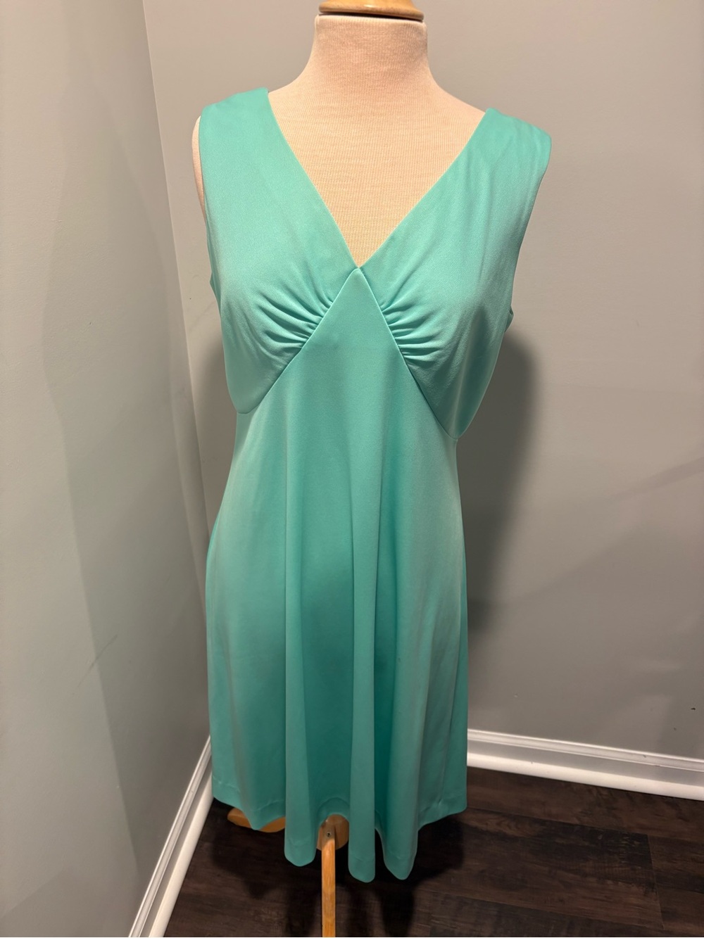 Vintage 70s teal dress 👗